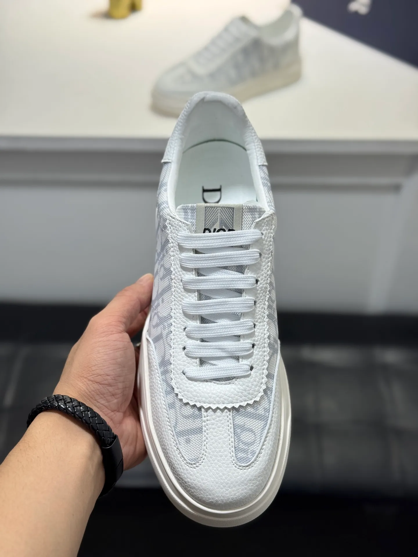 Men's Men's Shoes💰420【New Style】🦑🦑Dior🔥Christan Dior (Dior) hot style [new style] ⚠⚠️Top purchasing 🔍🔍men's casual shoes, upper cowhide stitched with Dijia special fabrics, soles: original soles specially provided by the original factory, exclusive movable molded soles super comfortable, original factory single goods, 🔍🔍high-quality multi-color splicing design, exquisite workmanship, unique, Sheepskin lining💪Details determine quality, we only make shoes with care, you can enter and leave the counter at will, welcome to compare🇮🇹Size: 38-44 (45 customized